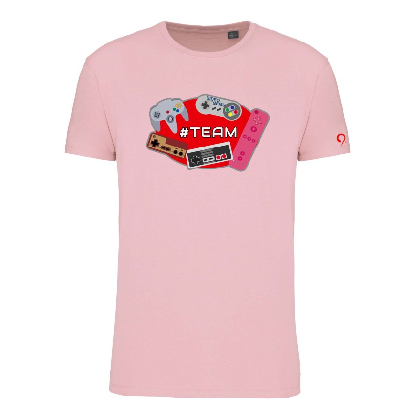 T-Shirt team Nintendo couleurs